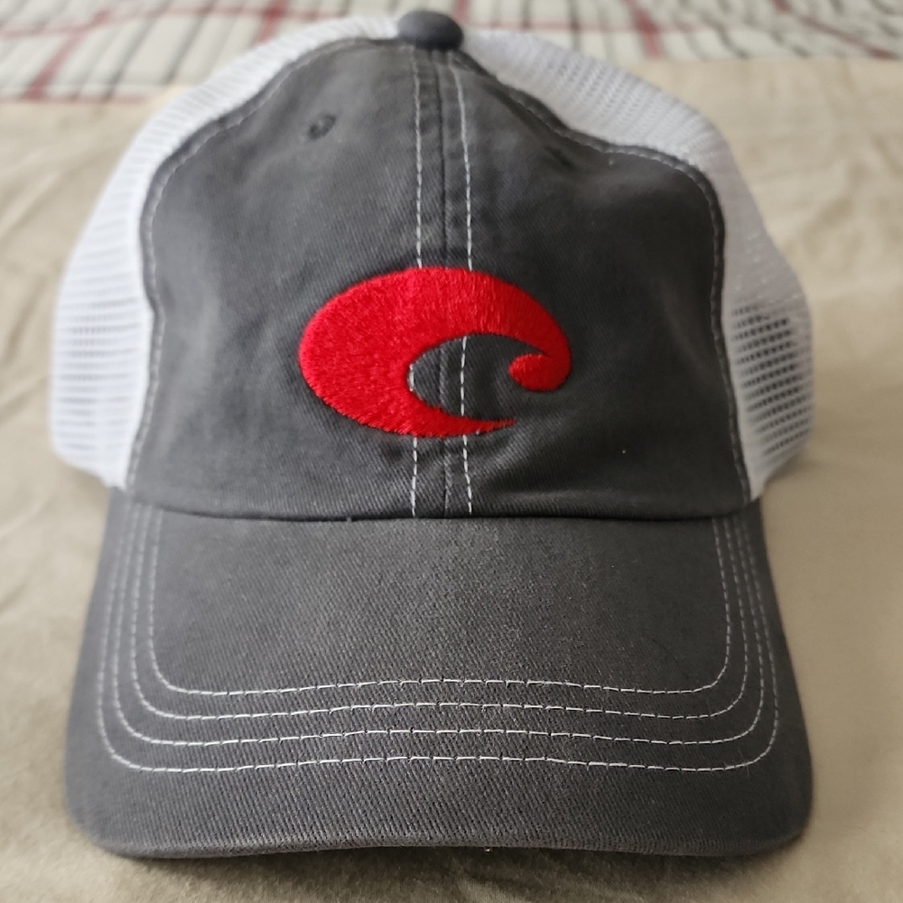 Costa Blue and White Mesh Cap